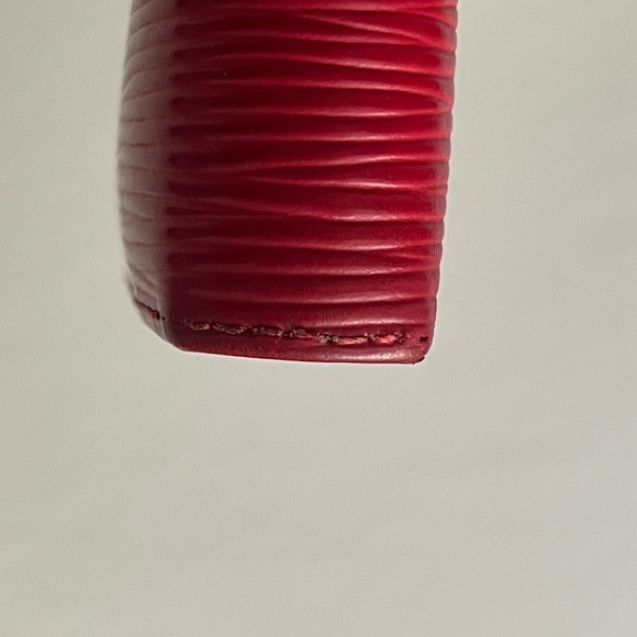 *Authentic* Louis Vuitton Epi Leather French Bifold Wallet Red Elegant Small - Picture 10 of 16